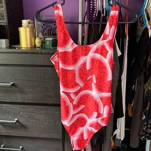 One Piece Watermelon Swim Suit